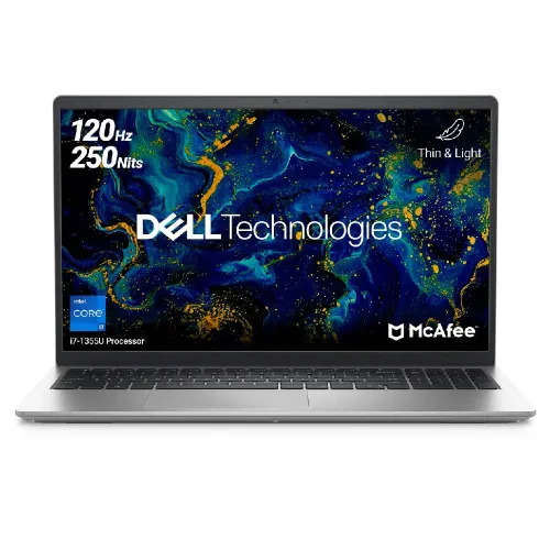 INS 3530-0501	INTEL i7-13th	16GB	512GB	Iris Xe	SILVER	WIN11	15'6 FHD	MSO 24