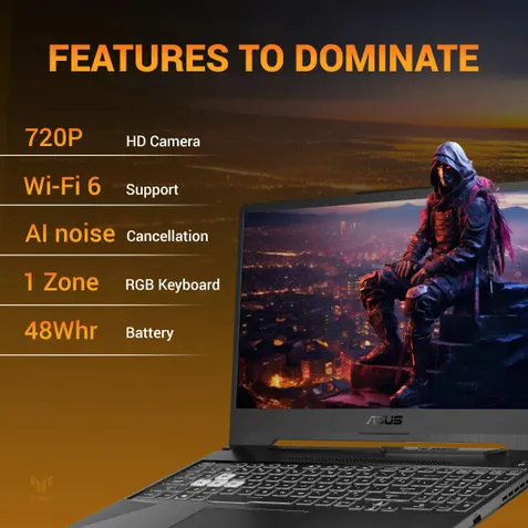 ASUS Ryzen 7-170 (FA506NCQ-IN080W) 16GB 512GB 3050 4GB WIN11 15.6"FHD