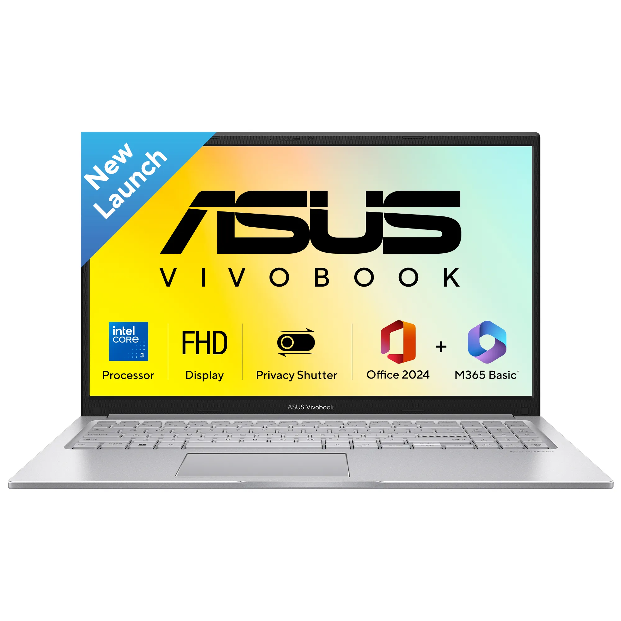 ASUS Core 3-100U (X1504VAP-BQ1321WS) 8GB 512GB INTEGRATED WIN11 MSO 2024 15.6"FHD