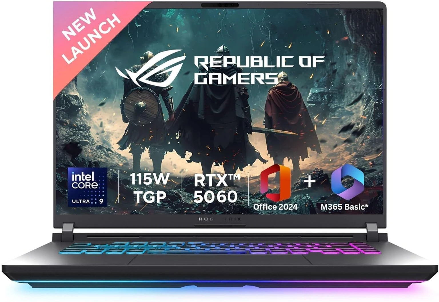 ASUS ROG Strix G16  (G615LP-S5022WS) U9-275HX 32GB 1TB RTX 5070 8GB WIN11 MSO 2024 16" FHD+