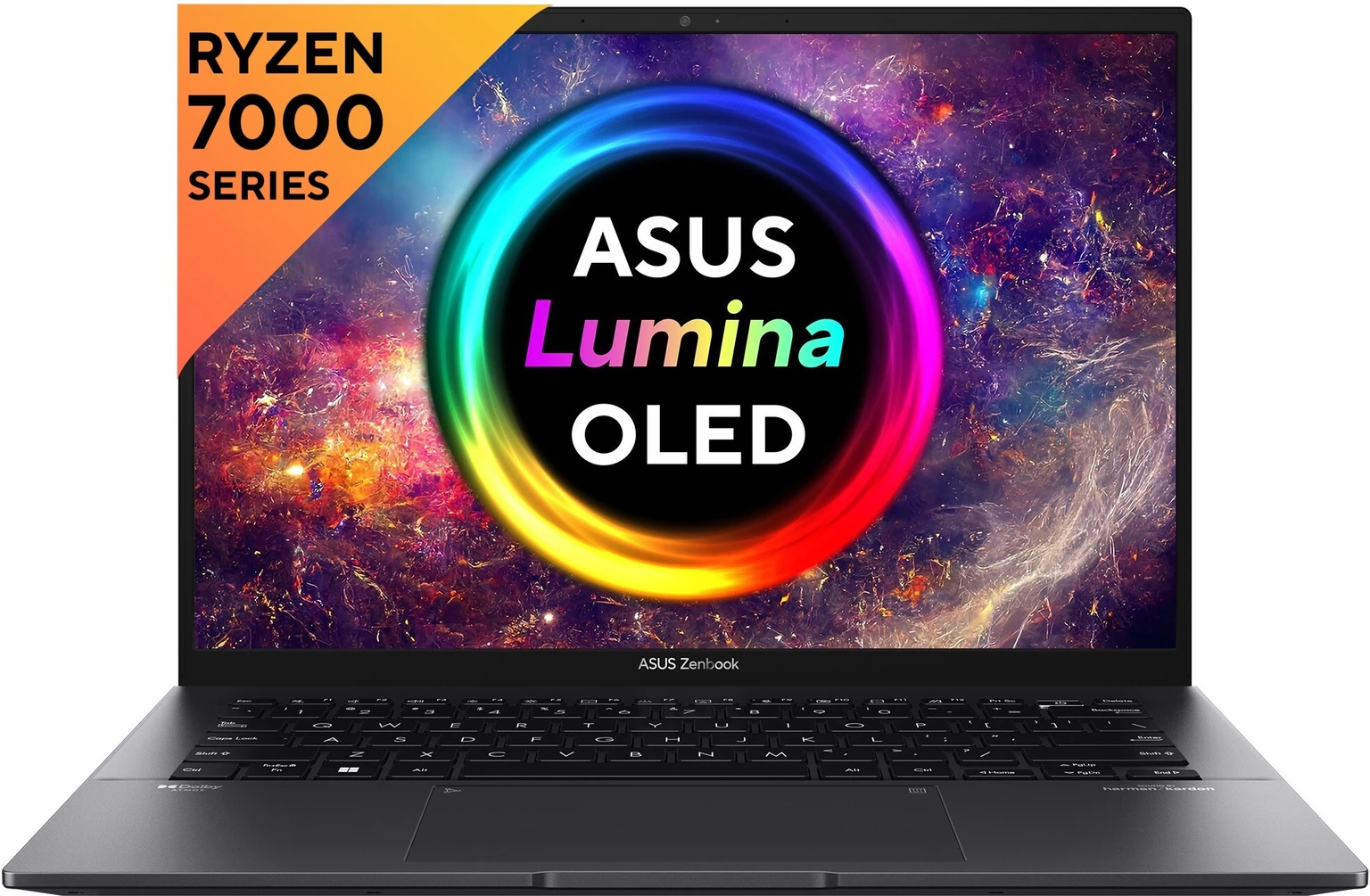ASUS Zenbook 14 OLED Ryzen 7-7730U (UM3402YA-KM741WS) 16GB 512GB Radeon Integrated Win 11 MSO 2021 14''FHD