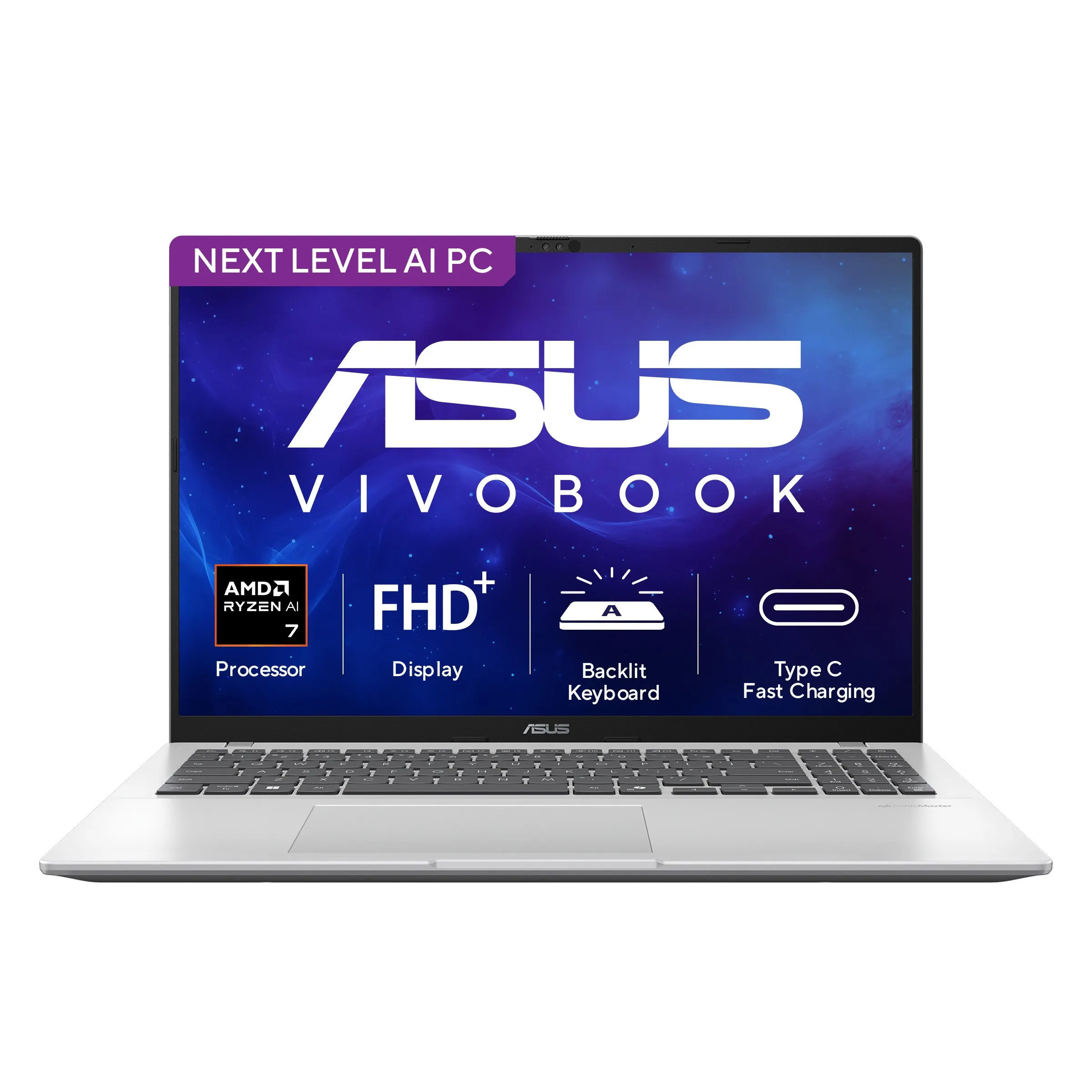 ASUS Vivobook 16 (M1607GA-MB029WS) Ryzen AI 7 445  16GB 512 Radeon Integrated WIN 11 MSO 2024 16''FHD