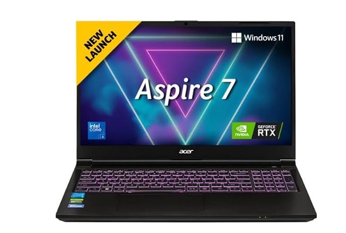 ACER Aspire 7 C5-210H 16GB  512GB  RTX 4050-6GB	W11 15.6" FHD IPS 144Hz