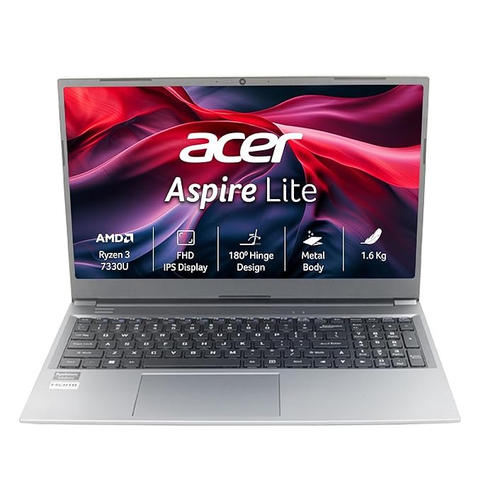 ACER Aspire Lite R3-7330U	8 GB	512 GB	AMD Radeon Graphics	W11	NO	15.6" FHD IPS