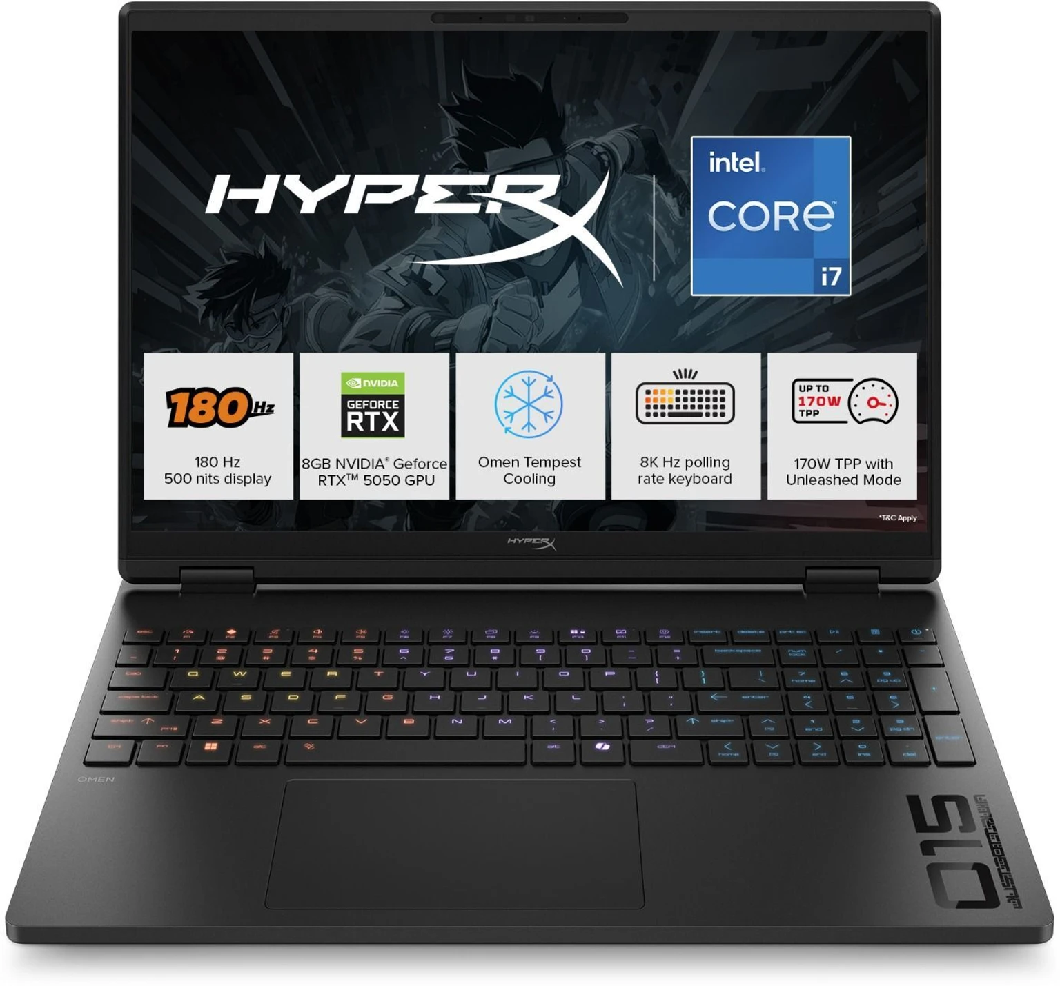 HYPERX OMEN GA0028TX	Ci7-14650HX	24GB	1 TB	RTX 5050 8GB	WIN 11	MSO 2024	15.6" 2.5K