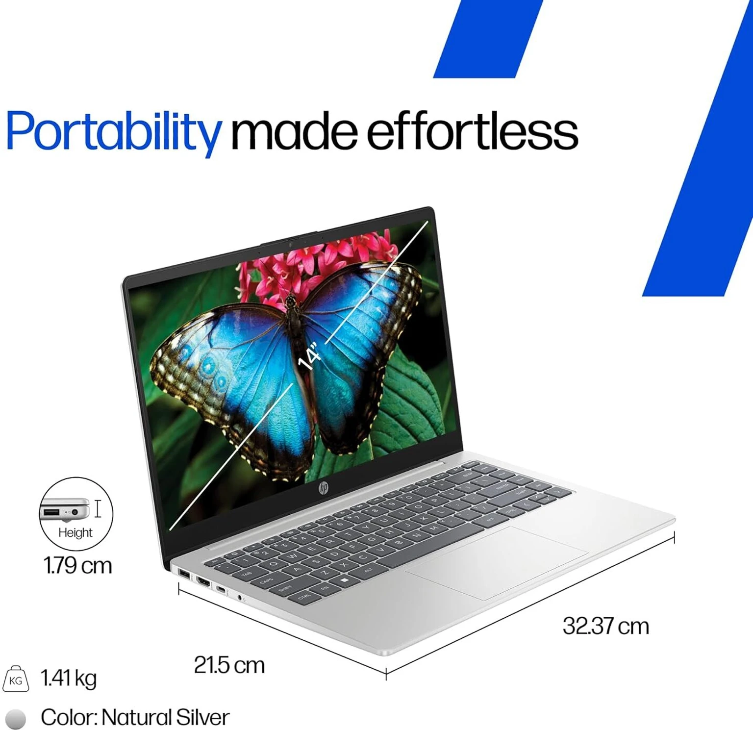 HP14-EP0159TU	Ci7-1355U	16 GB	512 GB	INTEL-HD	WIN 11	MSO 2024	14" FHD