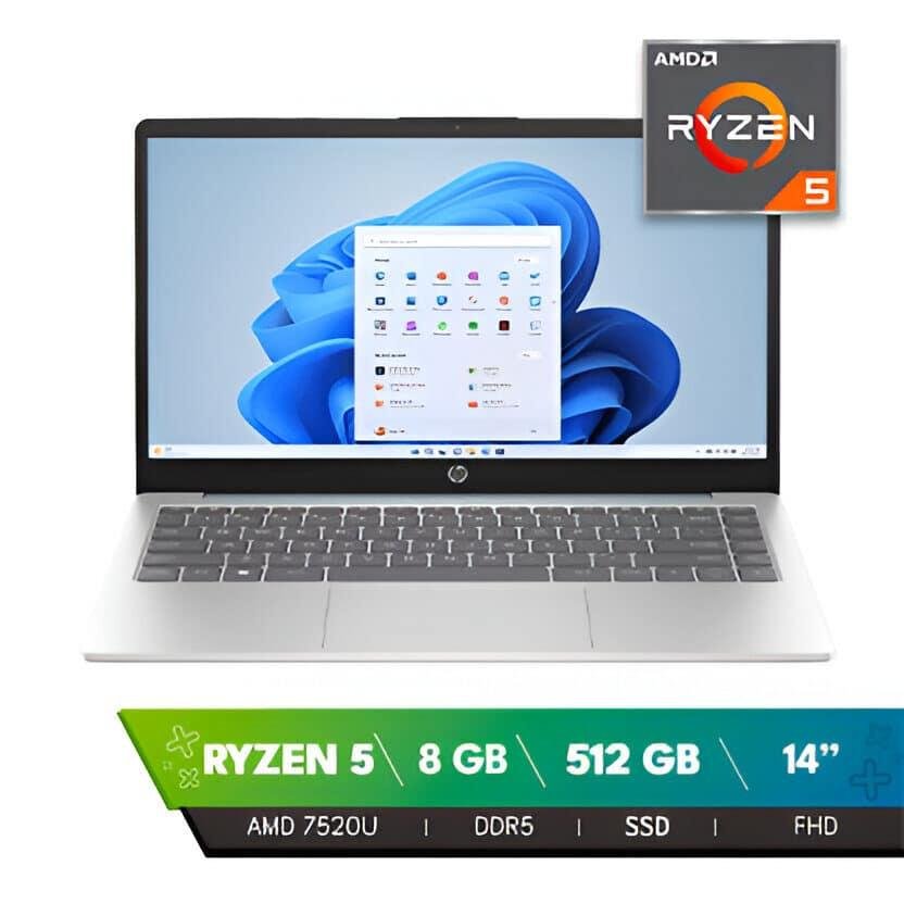 HP OMNI 14-HY0082AU	Ryzen 5-7520U	8 GB	512 GB	INTEGRATED	WIN 11	MSO 2024	14" 2K FHD
