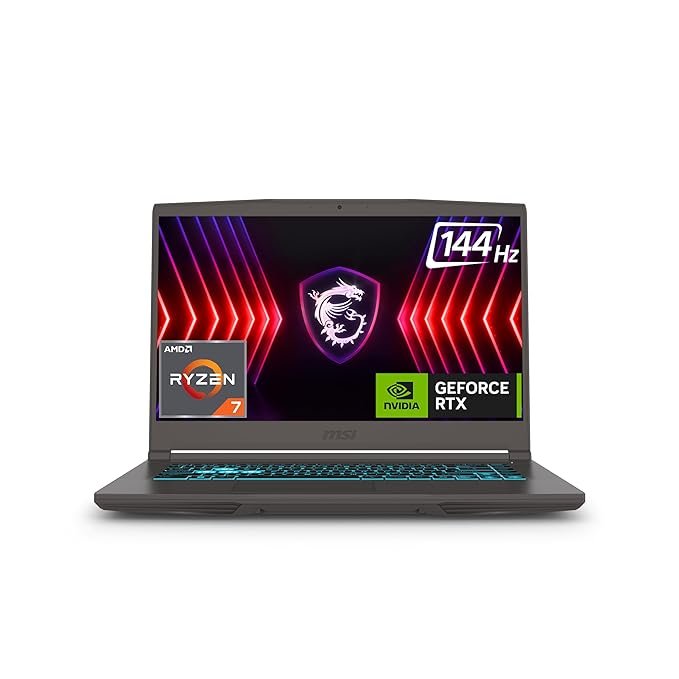 MSI  ThinA15 B7UC-103IN Ryzen7 7735HS 16GB 1TB RTX 3050 6GB WIN 11 15.6FHD