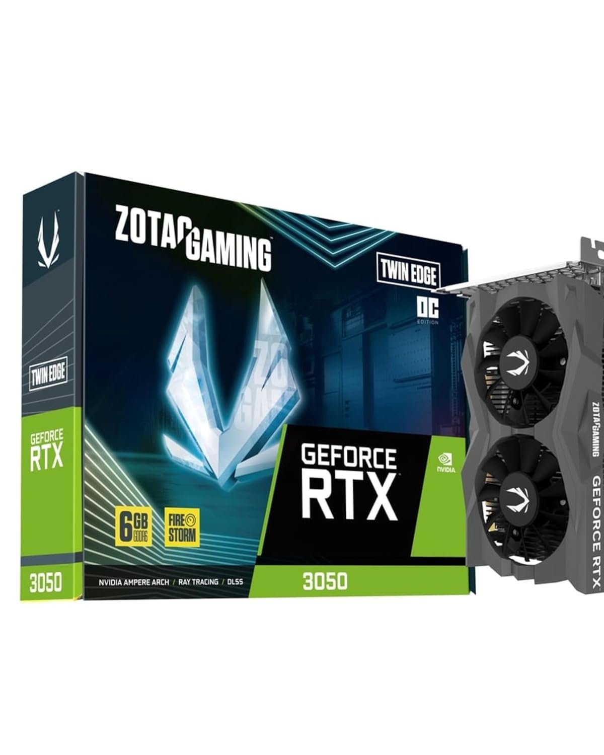 Graphics Card Zotac RTX3050 6GB Twin Edge Oc DDR6