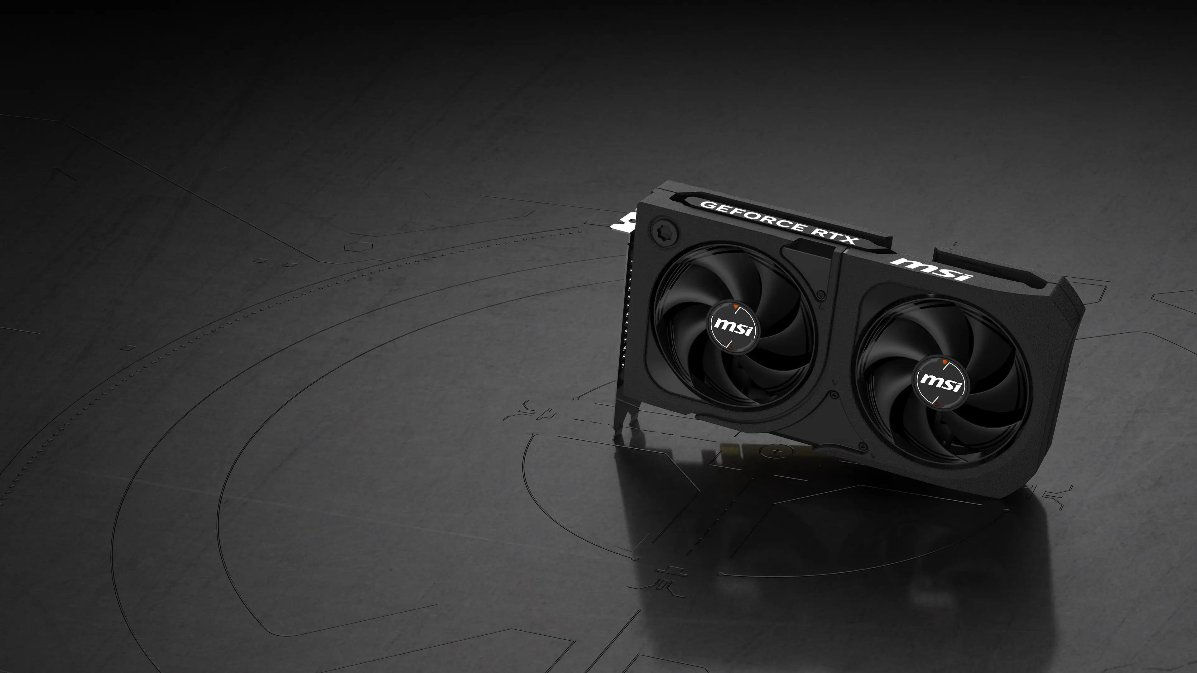 Graphics Card Msi RTX 5060TI 8GB Shadow 2x OC