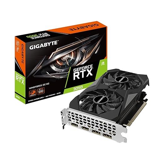 Graphics Card Gigabyte RTX 3050 WF OC V2 6GB
