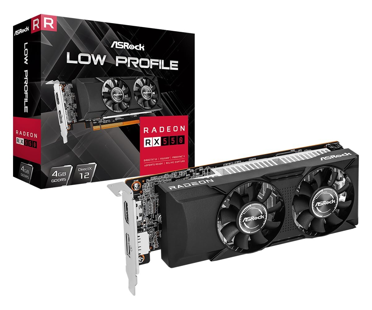 Graphics Card Asrock Rx550 DDR5 4GB