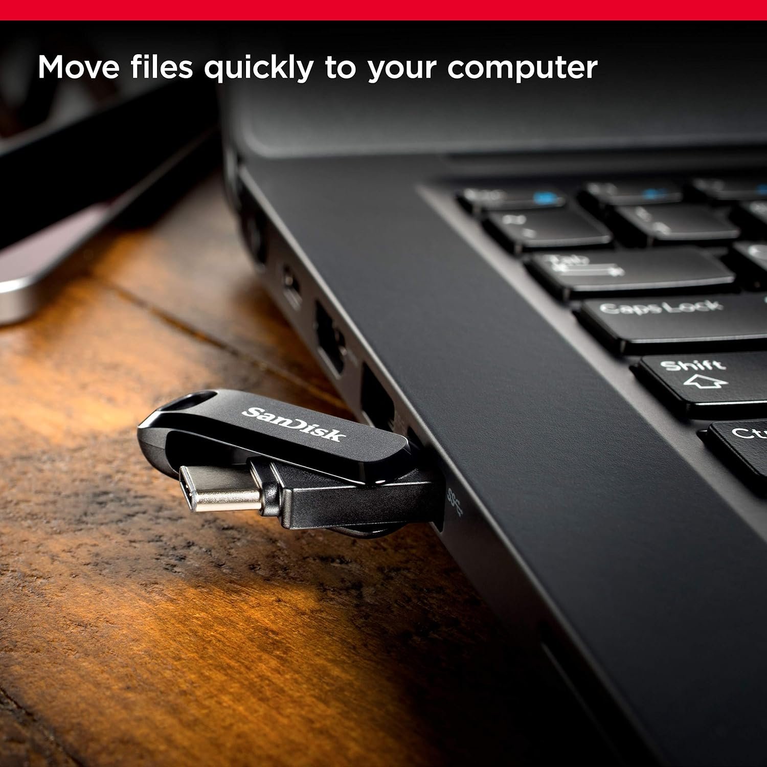 Pen Drive Sandisk 128GB Type C 3.0 Dual