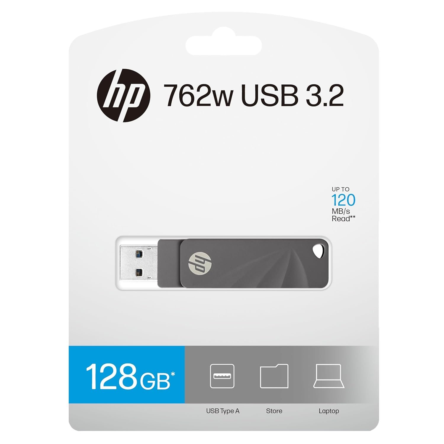 Pen Drive Hp 128GB  762w USB 3.2