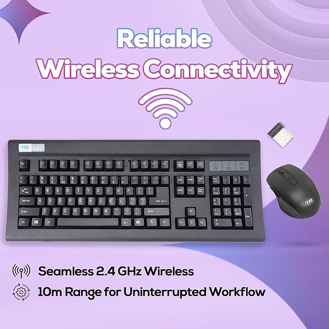 Keyboard Mouse Combo  TVS GOLD PLATINA