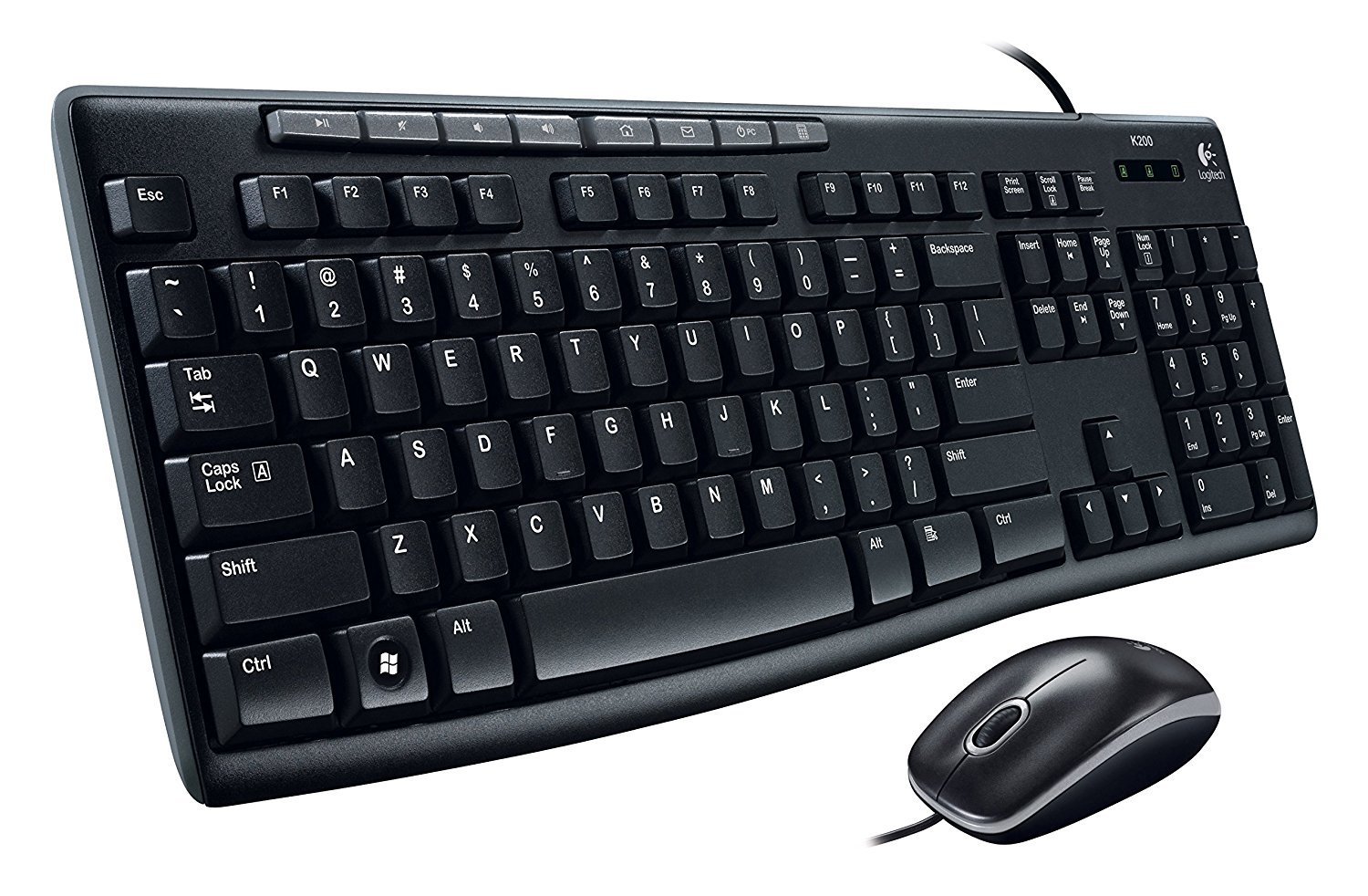 Keyboard Mouse Logitech MK200