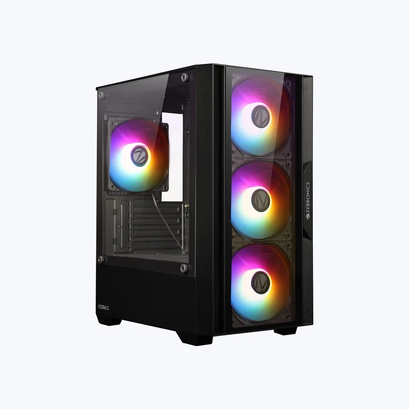 Gaming Cabinet Zebronics Cora G Black