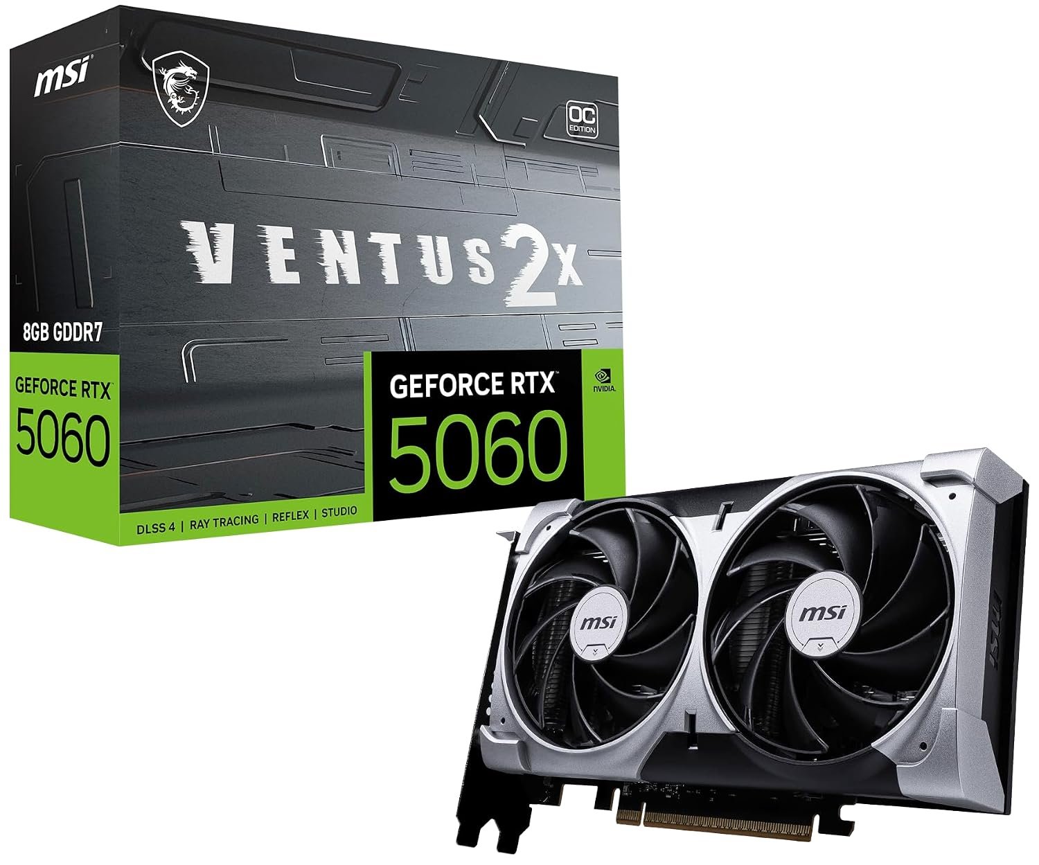 Graphics Card Msi RTX 5060 8GB Gaming Geforce GDDR7