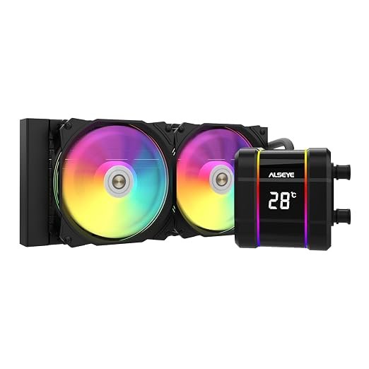 Fan Cooler Alseye M240 Black