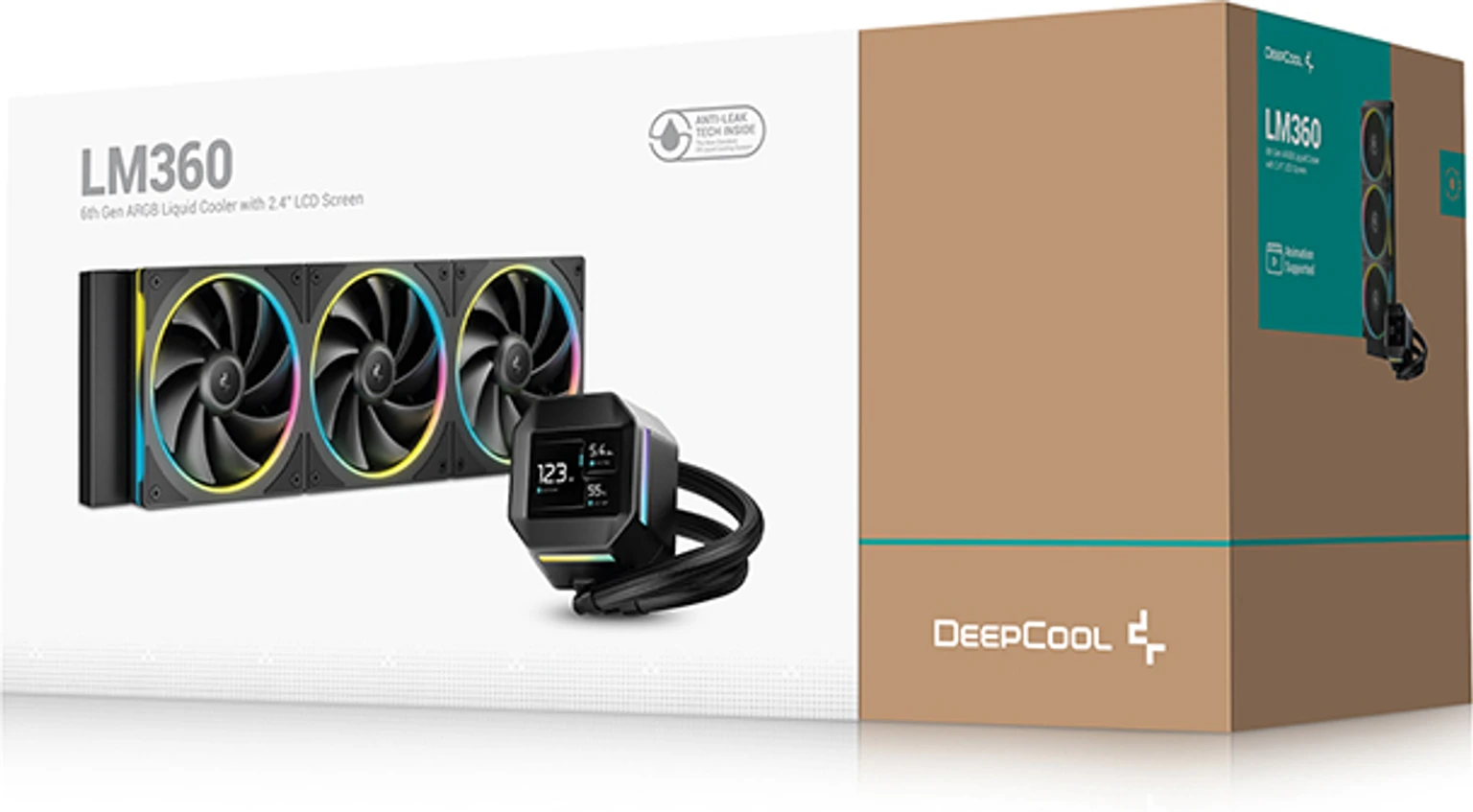 Fan Liquid Cooler Deepcool LM360